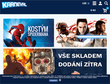 Tablet Screenshot of karnevaly.cz